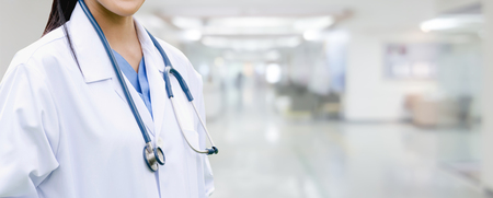 Professional doctor at the hospital. Medical healthcare business and doctor service.の写真素材