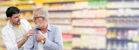 Patient visits doctor at the hospital. Concept of medical healthcare and doctor staff service.の写真素材