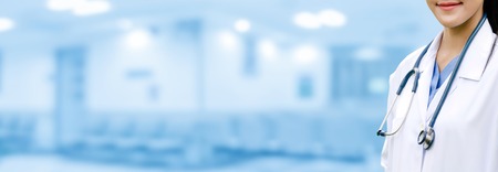 Professional doctor at the hospital. Medical healthcare business and doctor service.の写真素材