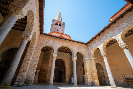 Euphrasian Basilica  in Porec, Istria, Croatia.の写真素材