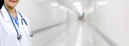 Professional doctor at the hospital. Medical healthcare business and doctor service.の写真素材