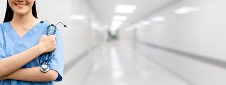 Professional doctor at the hospital. Medical healthcare business and doctor service.の写真素材