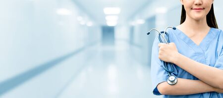 Professional doctor at the hospital. Medical healthcare business and doctor service.の写真素材