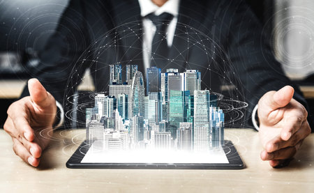 5G Communication Technology Wireless Internet Network for Global Business Growth, Social Media,...