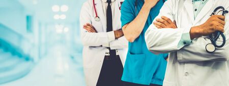 Professional healthcare people with other doctors, nurse and surgeon.の写真素材