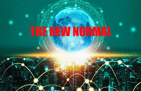 New normal concept effected by COVID 19 coronavirus that changes our lifestyle to new normal...