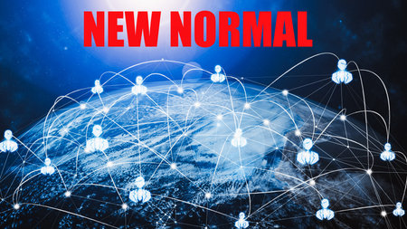 New normal concept effected by COVID 19 coronavirus that changes our lifestyle to new normal...