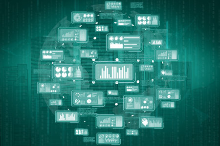 3D illustration international communication and advanced internet network connect in smart city . Concept of international 5G wireless digital connection and internet of things future.の写真素材