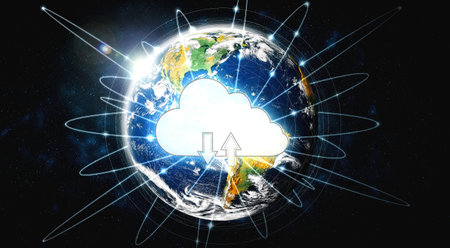 Cloud computing technology and online data storage in innovative perception . Cloud server data...