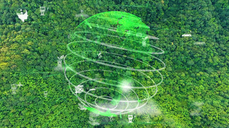 Future environmental conservation and sustainable ESG modernization development by using technology...