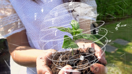 Future environmental conservation and sustainable ESG modernization development by using technology...