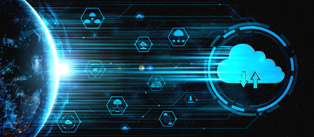 Cloud computing technology and online data storage in innovative perception . Cloud server data...