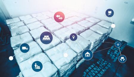 Smart warehouse management system with innovative internet of things technology to identify package...