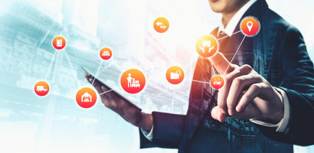 Smart warehouse management system with innovative internet of things technology to identify package...