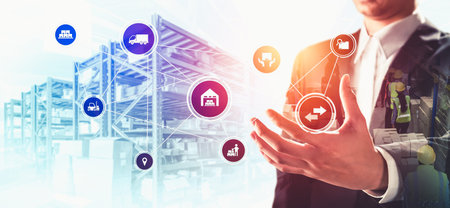 Smart warehouse management system with innovative internet of things technology to identify package...