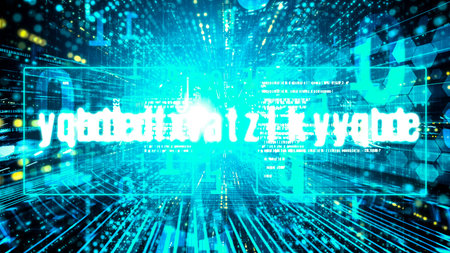 Software development, application programming code and tacit computer coding . Concept of smart...