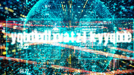 Software development, application programming code and tacit computer coding . Concept of smart...