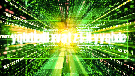 Software development, application programming code and tacit computer coding . Concept of smart...