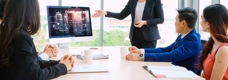 Compliance system for modish online corporate business to meet quality standard