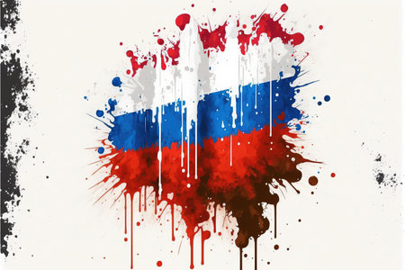 Image of watercolor splash and explosion abstract art . Admirable Generative AI image .の素材