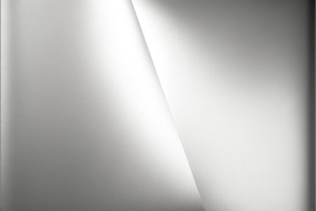 Abstract of white paper or textile color in wallpaper. Concept of gray wavy design pattern background. Finest generative AI.の素材