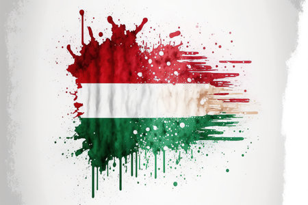 Image of watercolor splash and explosion abstract art . Admirable Generative AI image .の素材