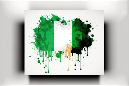 Image of watercolor splash and explosion abstract art . Admirable Generative AI image .の素材