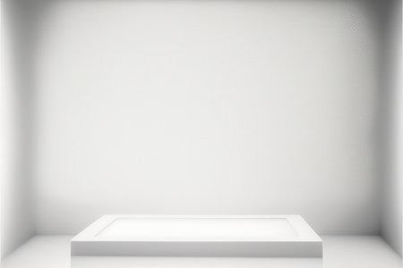 Focus in blur laundry and washing machine background. Concept of blank space for advertising product. Finest generative AI.の素材