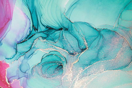 Original artwork photo of marble ink abstract art. High resolution photograph from exemplary...