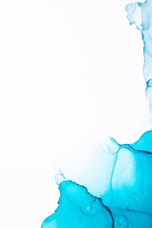 Marble ink abstract art from exquisite original painting for abstract background . Painting was painted on high quality paper texture to create smooth marble background pattern of kintsuki ink art .の写真素材