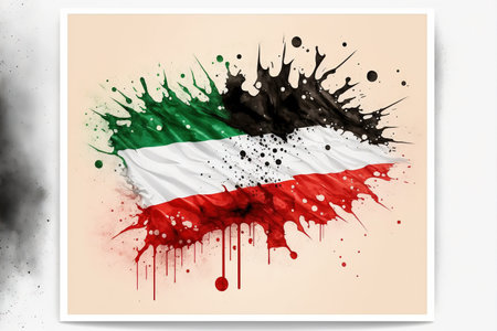 Image of watercolor splash and explosion abstract art . Admirable Generative AI image .の素材