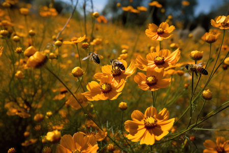 Honey bee creative poster designの素材