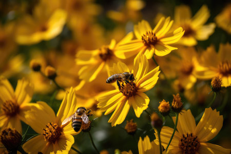 Honey bee creative poster designの素材
