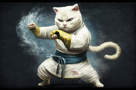 The Curse of the White Cat Eye Jewel Chapter 4 animal kitten. Generative AI AIG15.の素材