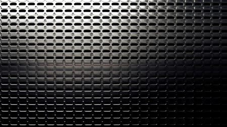 Background with dark color metallic grid texture. Generative AI AIG21.の素材