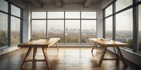Home office interior design in modern style with working spaceの素材