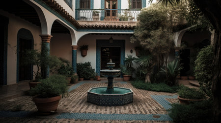 Home architecture design in Craftsman Style with Covered front porch constructed by Wood and Stone material. American Arts and Crafts style. Generative AI AIG25 .の素材