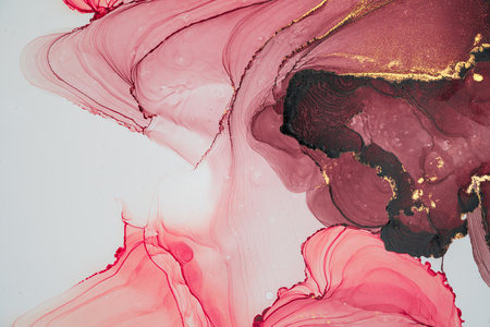Original artwork photo of marble ink abstract art. High resolution photograph from exemplary...