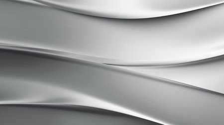 The abstract background of metal texture with empty space in soft light gray color. 3D illustration of exuberant.の写真素材