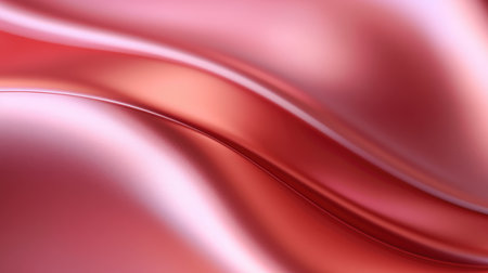 The close up of a glossy metal surface in pink color with a soft focus. Generative AI AIG30.の写真素材