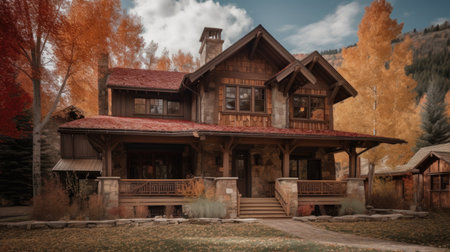 Home architecture design in Mediterranean Style with Courtyard constructed by Stucco and Tile material. Mediterranean Revival style. Generative AI AIG25 .の素材