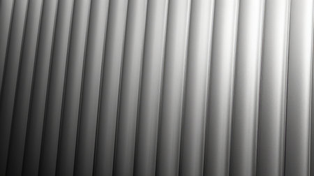 The abstract background of metal texture with empty space in soft light gray color. 3D illustration of exuberant.の写真素材