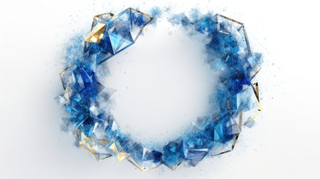 Artistic frame for design advertising placement and buzzy logo background generative AIの素材