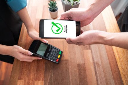 Seamless cashless payments with barcode scanning on smartphone application. Utilizing QR code...