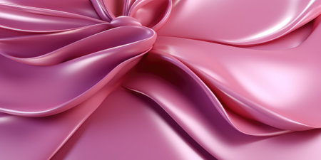Beautiful abstract pink glossy metallic floral design background. beautiful Generative AI AIG32の素材