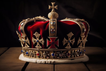 A crown of the UK. beautiful Generative AI AIG32の素材
