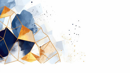 Watercolor abstract design for background of wedding or buzzy social media banner on white background generative AIの素材