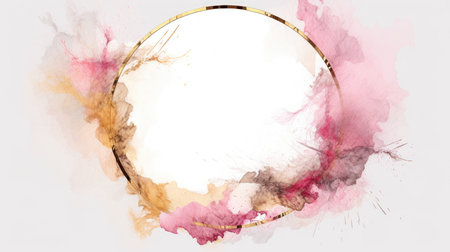 Artistic frame for design advertising placement and buzzy logo background generative AIの素材