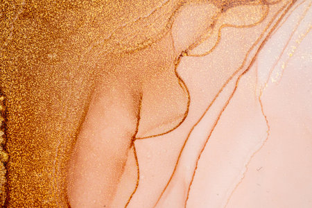 Original artwork photo of marble ink abstract art. High resolution photograph from exemplary...