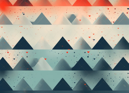 abstract ocean background with geometry shapes and water waves tide comelinessの素材